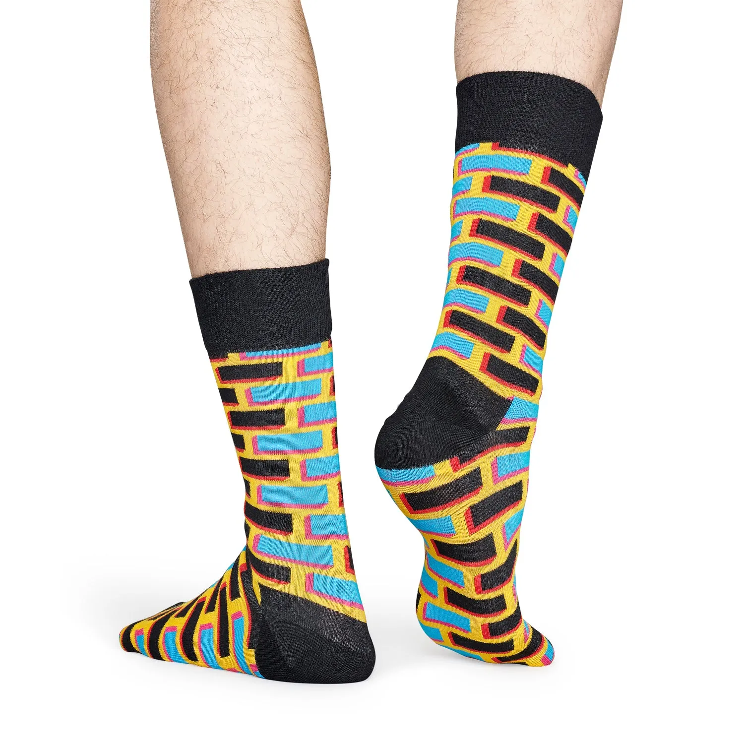 Happy Socks Men's Crew Socks - Brick