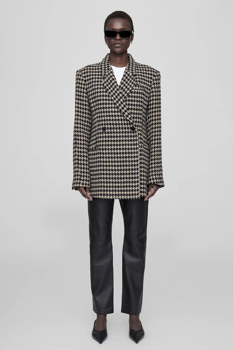 Kaia Blazer - Houndstooth