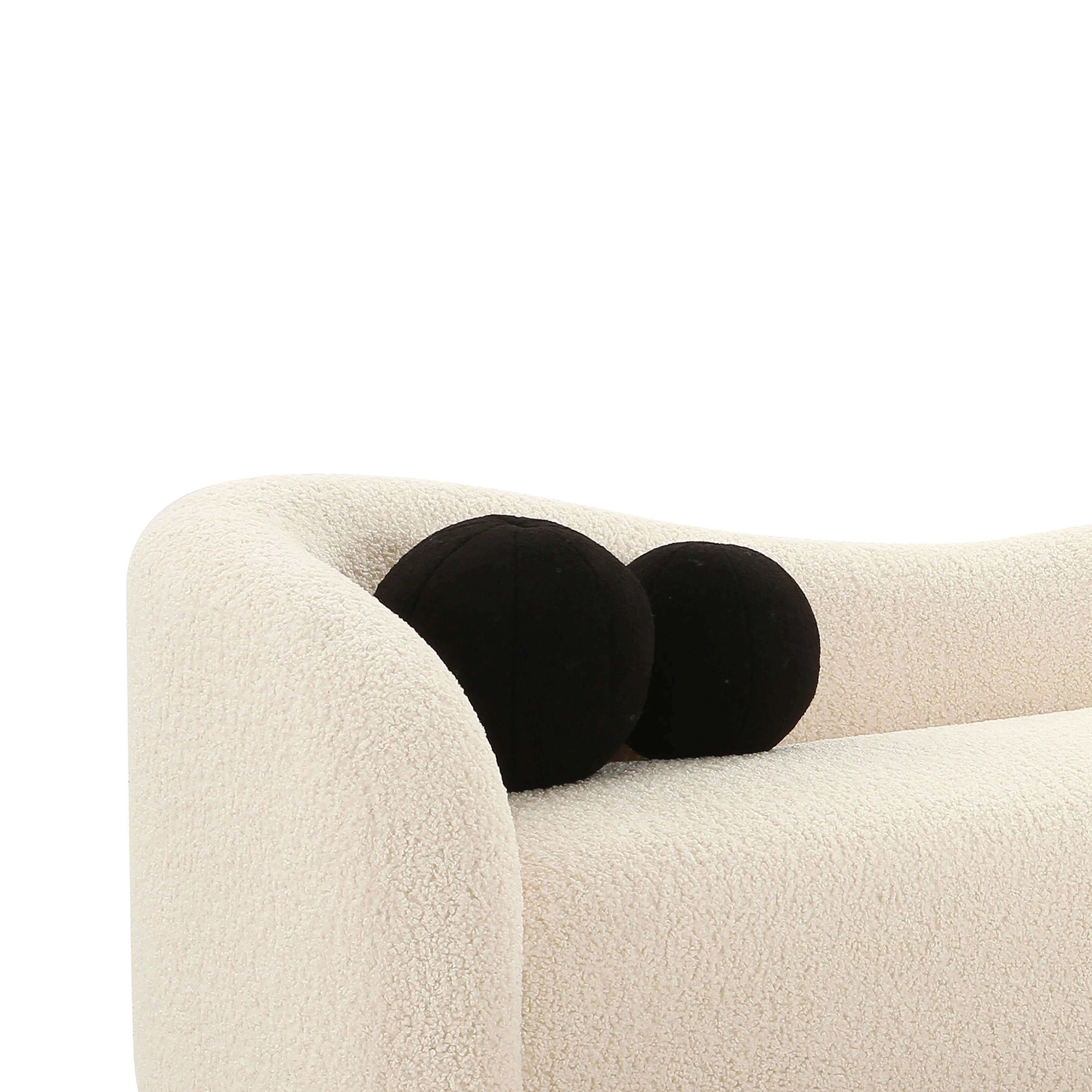 Leonie - Faux Shearling Sofa