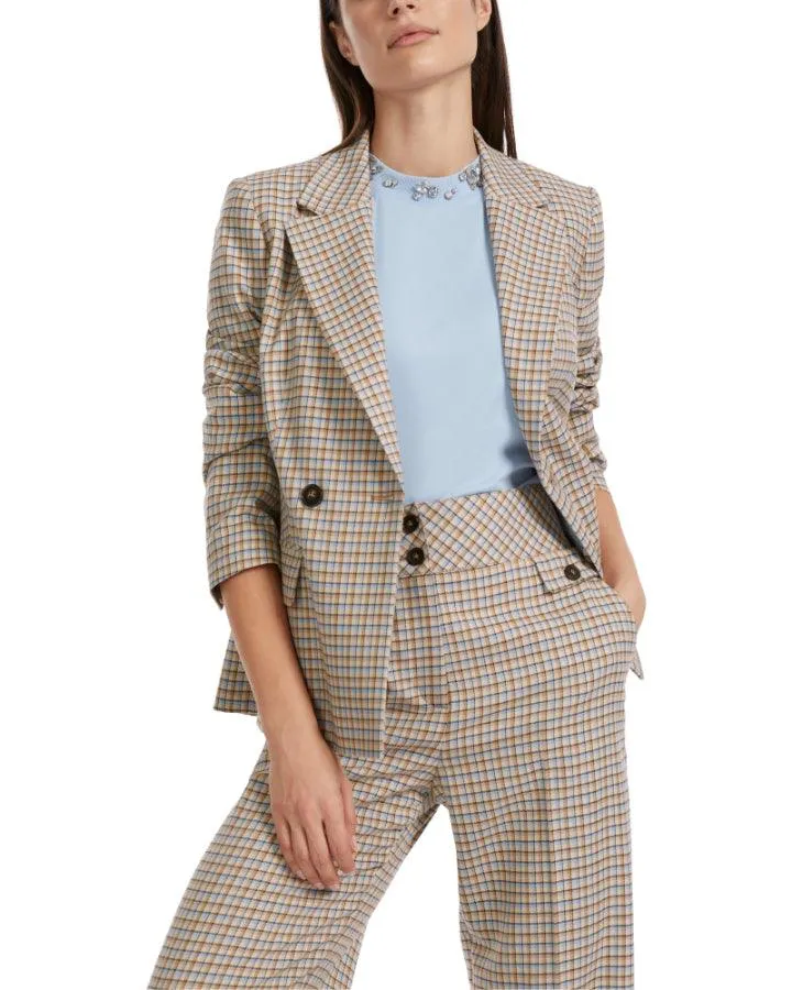 Marc Cain Check Plaid Blazer