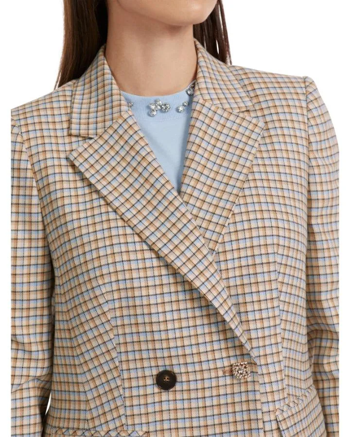 Marc Cain Check Plaid Blazer