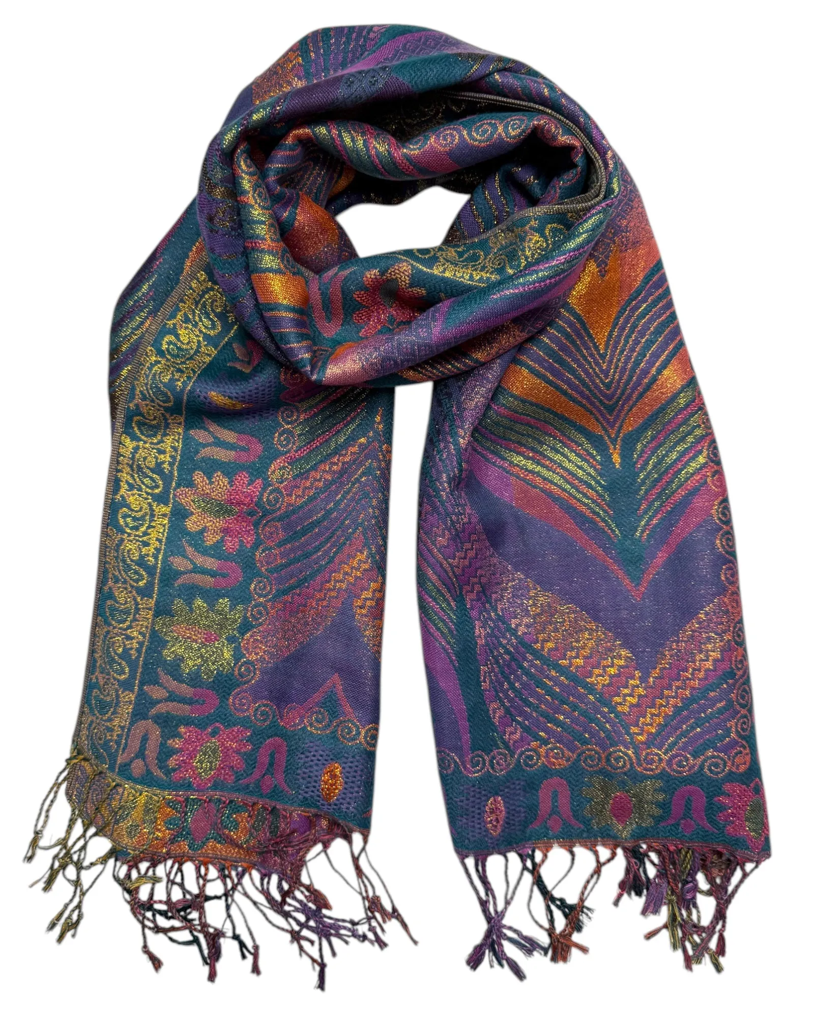 Mystic Mirage Reversible Rave Pashmina