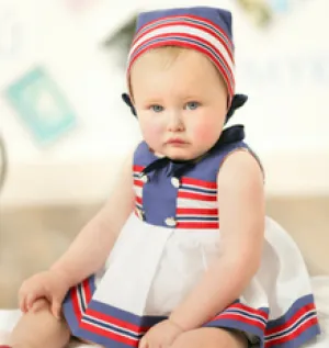 Nautical Bonnet  12 Months