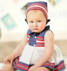 Nautical Bonnet  12 Months