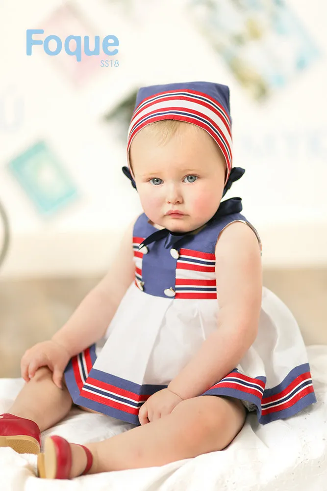 Nautical Bonnet  12 Months