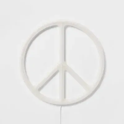 Open Box - Peace Neon Wall Decor - Pillowfort