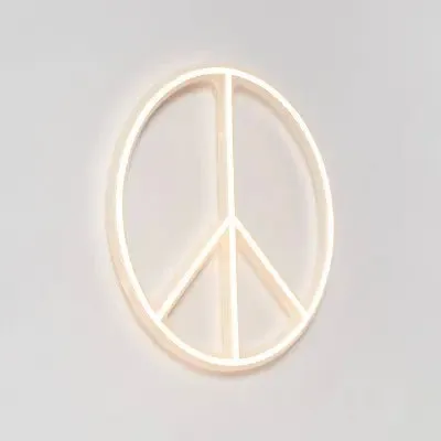 Open Box - Peace Neon Wall Decor - Pillowfort