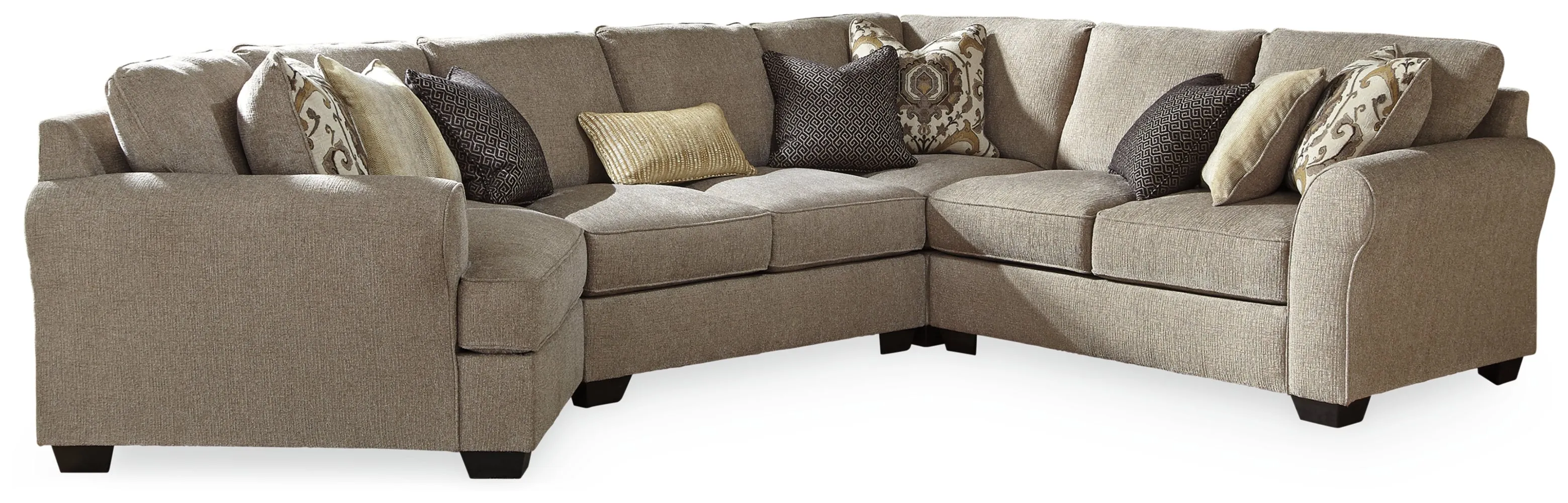 Pantomine 4-Piece Sectional with Ottoman