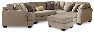 Pantomine 4-Piece Sectional with Ottoman