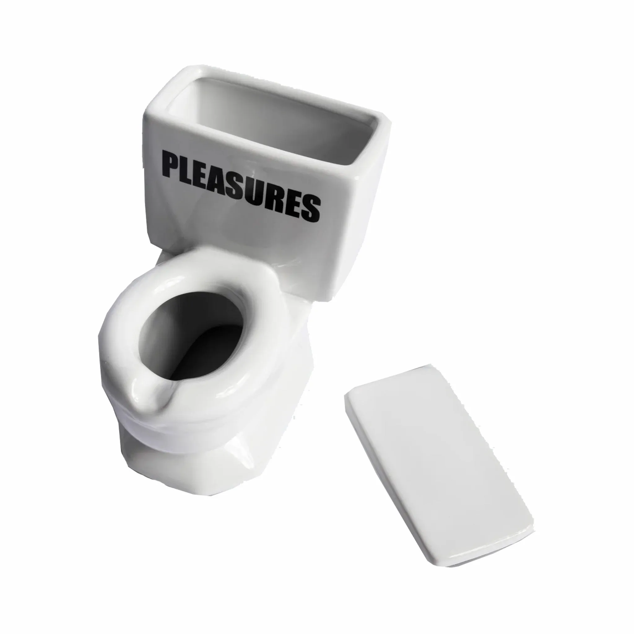 Pleasures Toilet Ashtray (White)