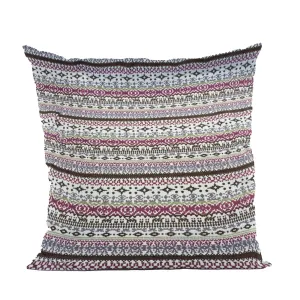 Plutus Red Navy Beige Nautical Stripe Stripe Luxury Throw Pillow