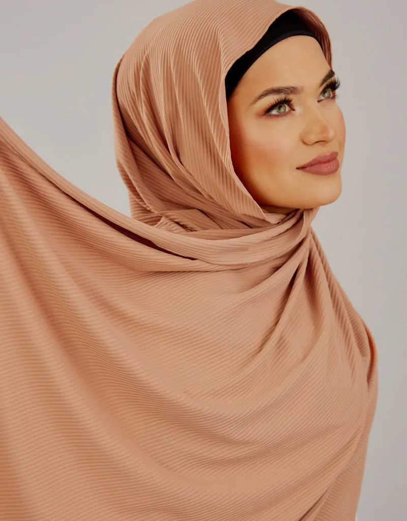 Ribbed Jersey Shawl - Light Shades