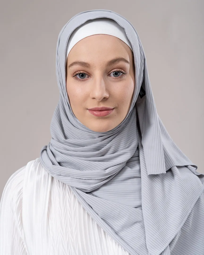 Ribbed Jersey Shawl - Light Shades