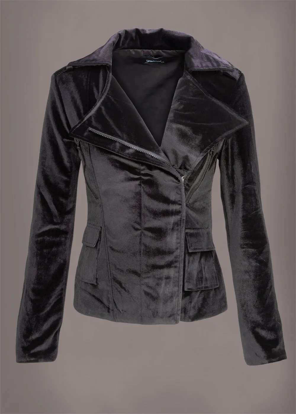 Ride On Black Velvet Jacket