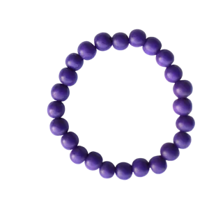 Royal Purple Wood 8mm Bracelet