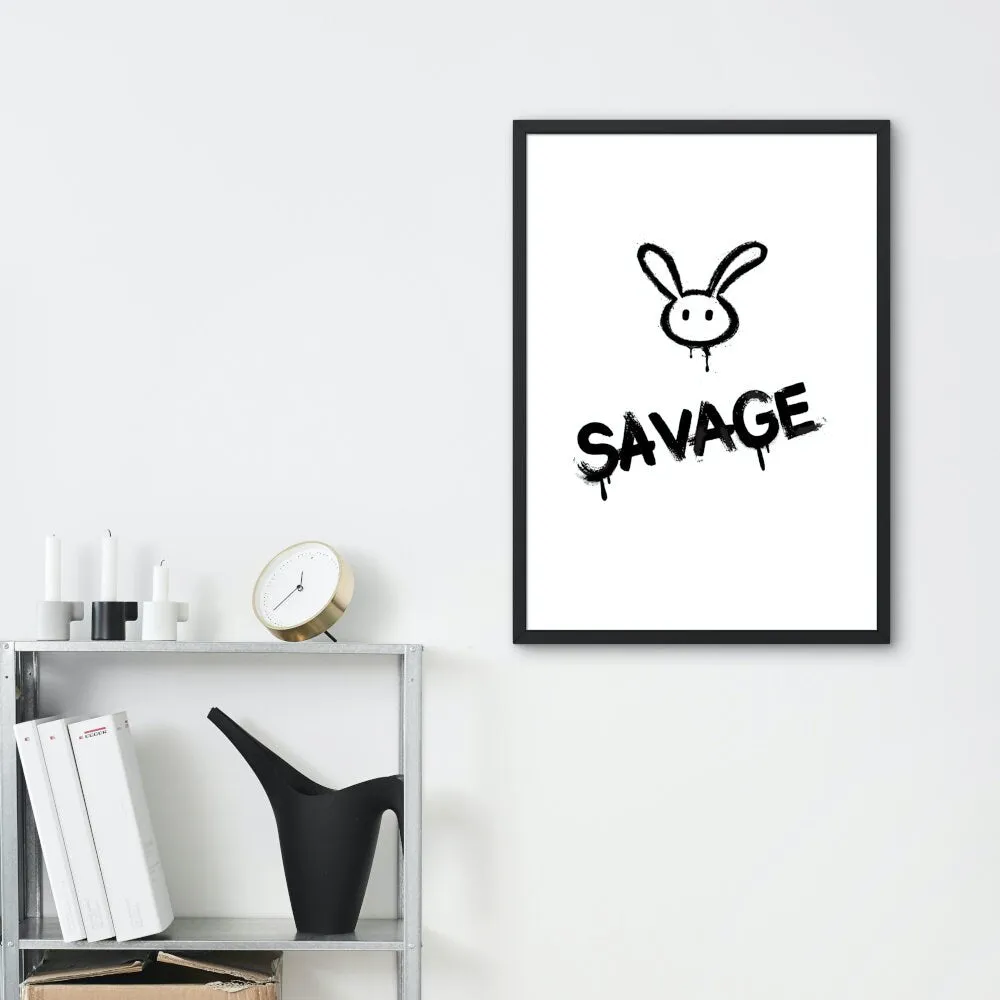 Savage Graffiti Wall Art INSTANT DOWNLOAD Art Print, Hip Hop Culture Poster, Urban Art Print, Hip Hop Lifestyle