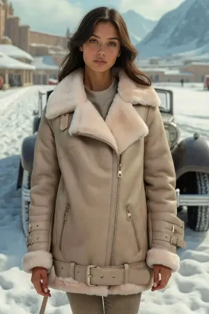 Serena Shearling B-3 Jacket