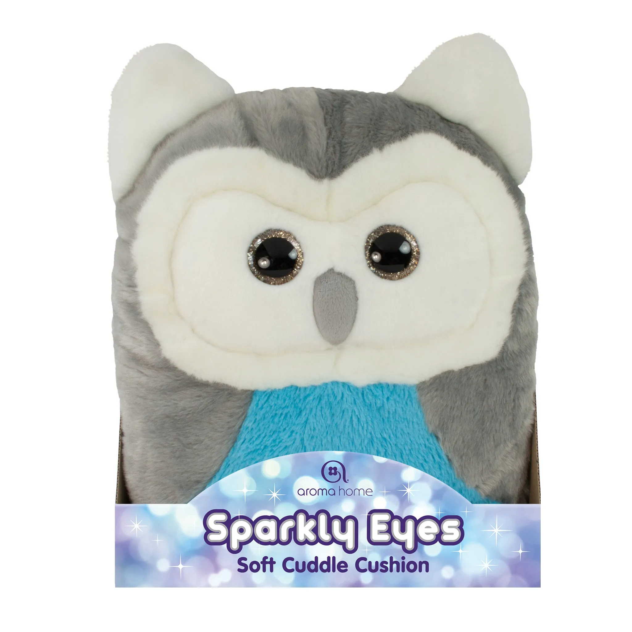 Sparkly Eyes Cuddle Cushion Owl