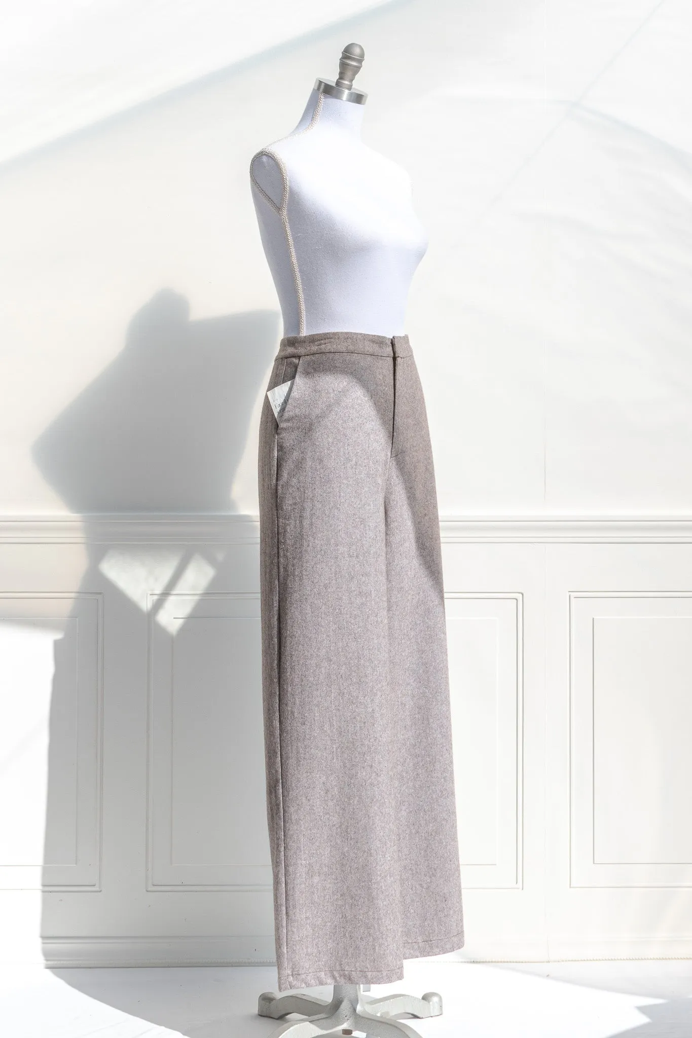 Tailleuse Wool Blend Trousers