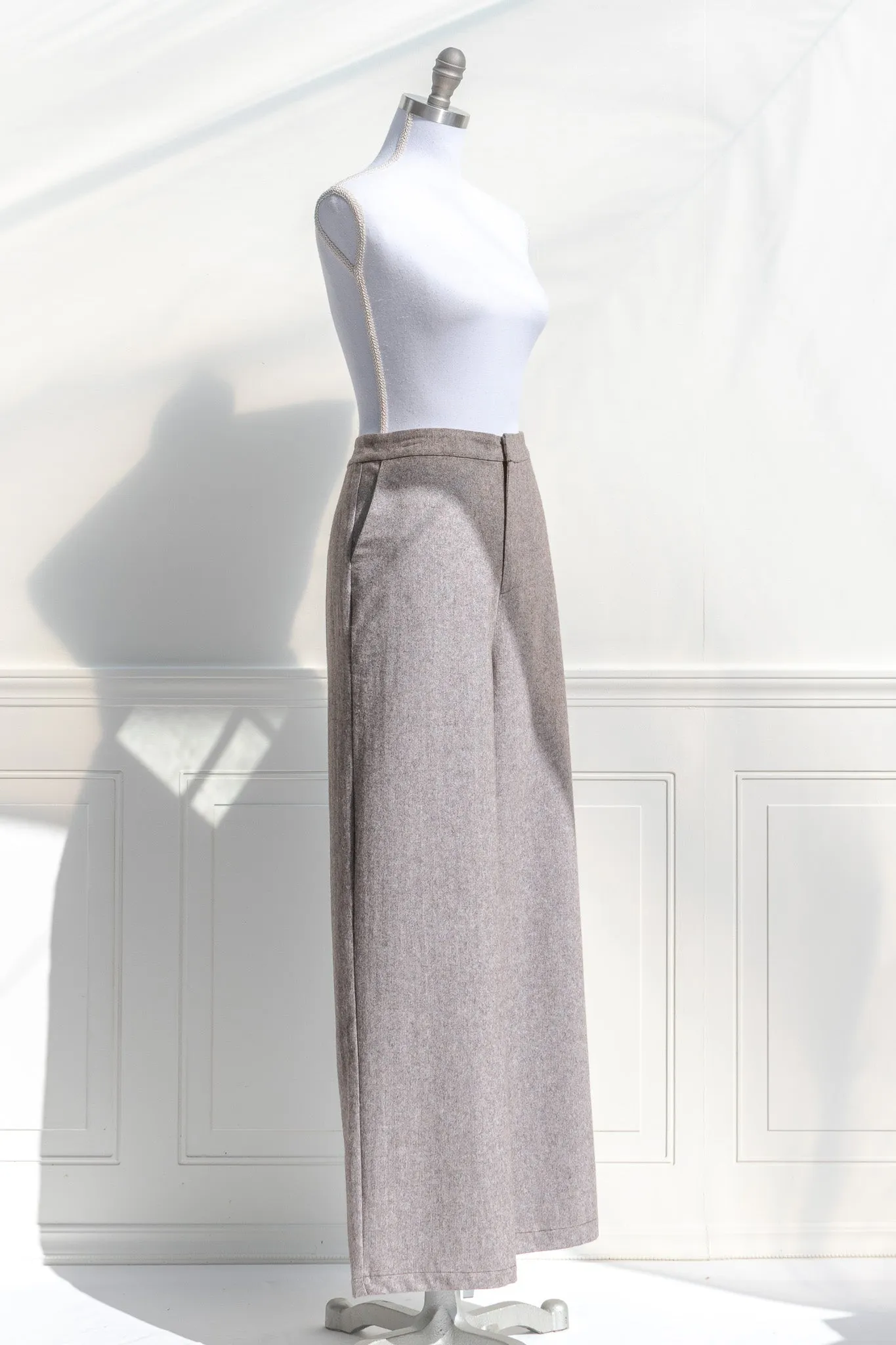 Tailleuse Wool Blend Trousers