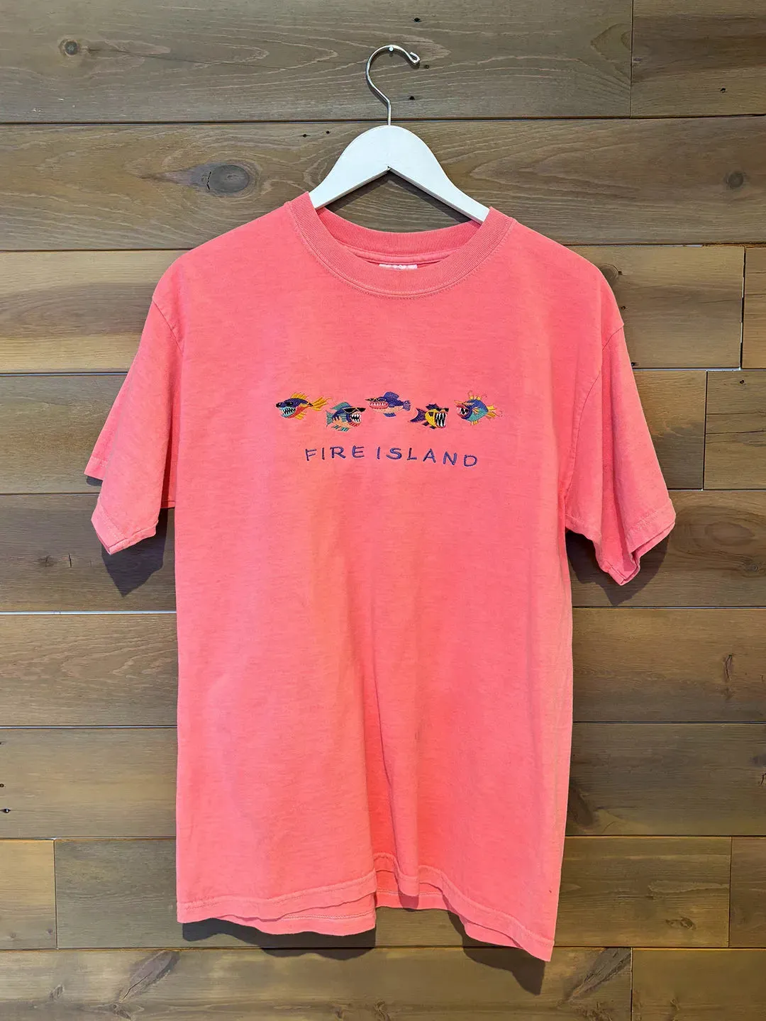 The Fire Island Vintage Tee | Washed Neon Fire Island Fish