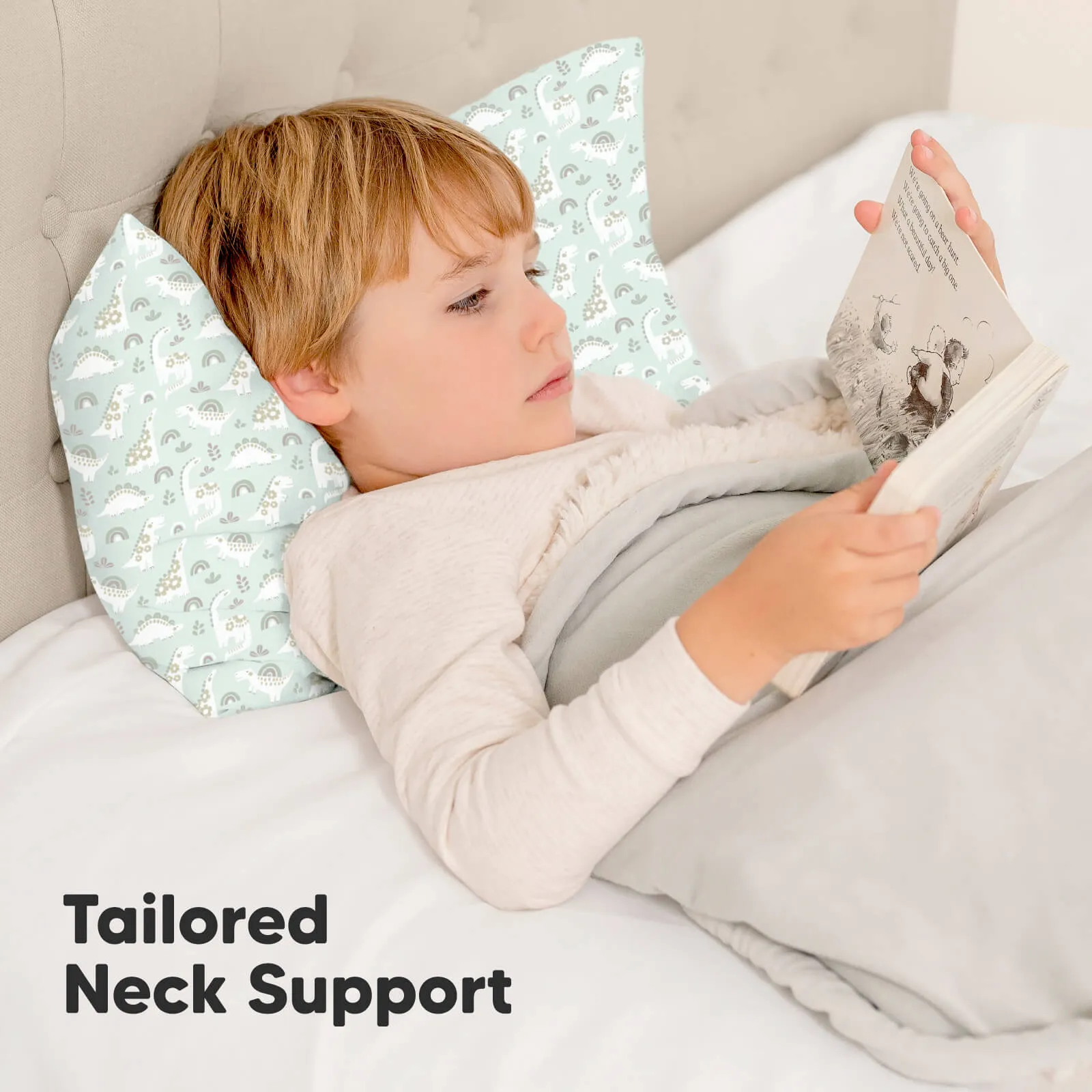 Toddler Pillow with Pillowcase (DinoBloom)