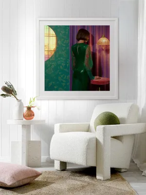 Velvet Evenings Framed Art Print