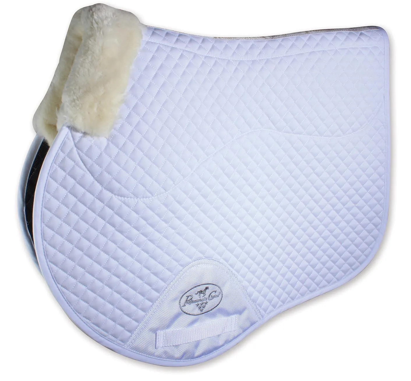 VenTECH Jump Pad w/Faux Shearling, White