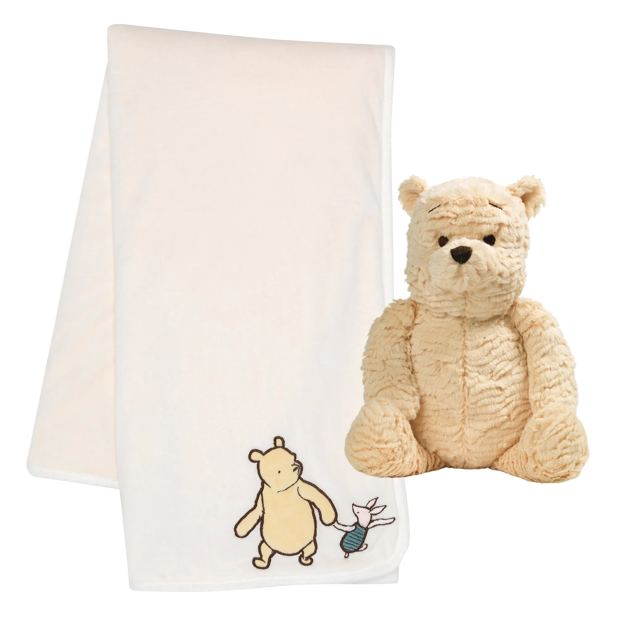 Winnie the Pooh Blanket & Plush Baby Gift Set