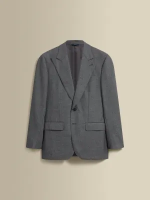 Wool Single Breasted Wide Peak Lapel Suit