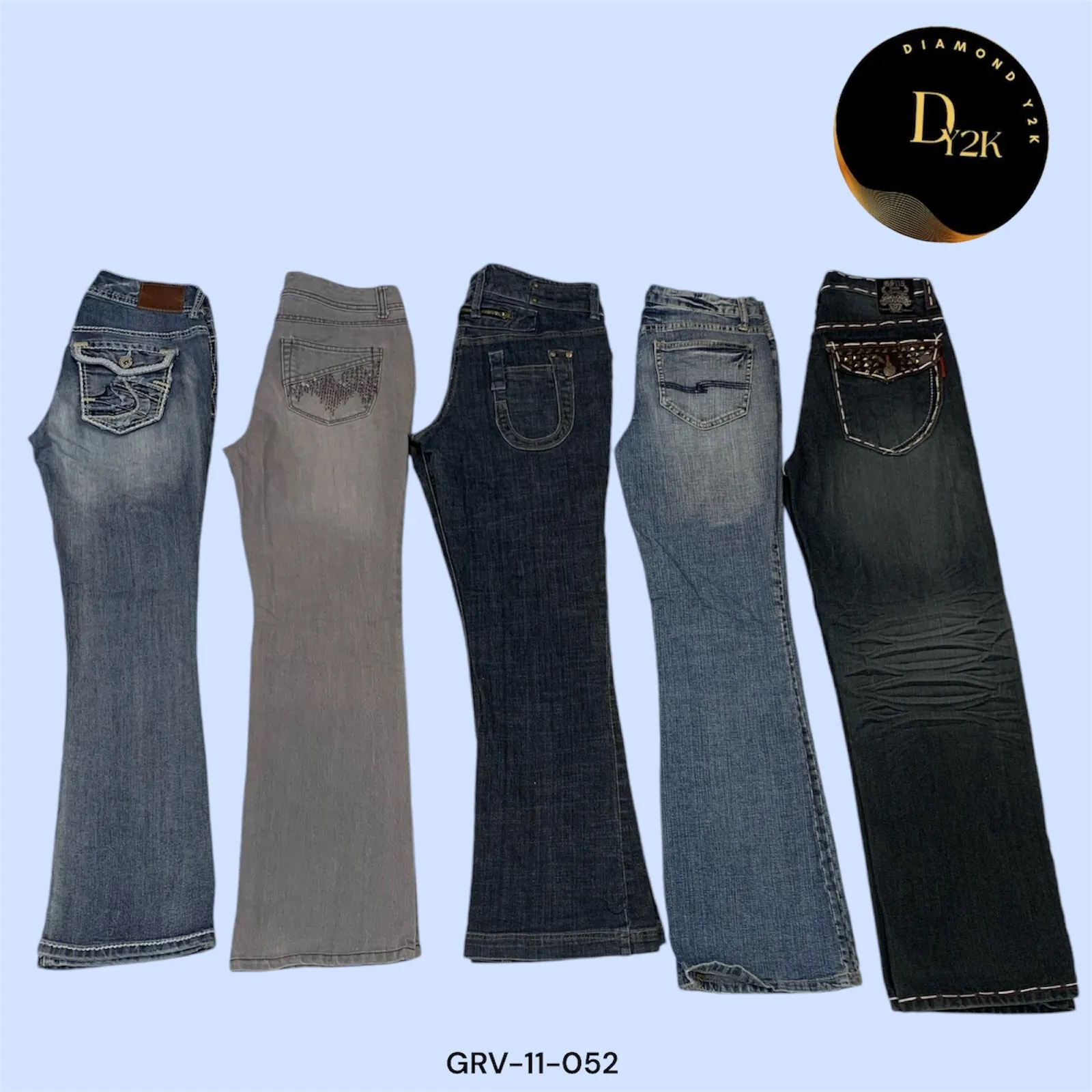 Y2K Flared Denim – Timeless 2000s Style (GRV-11-052)